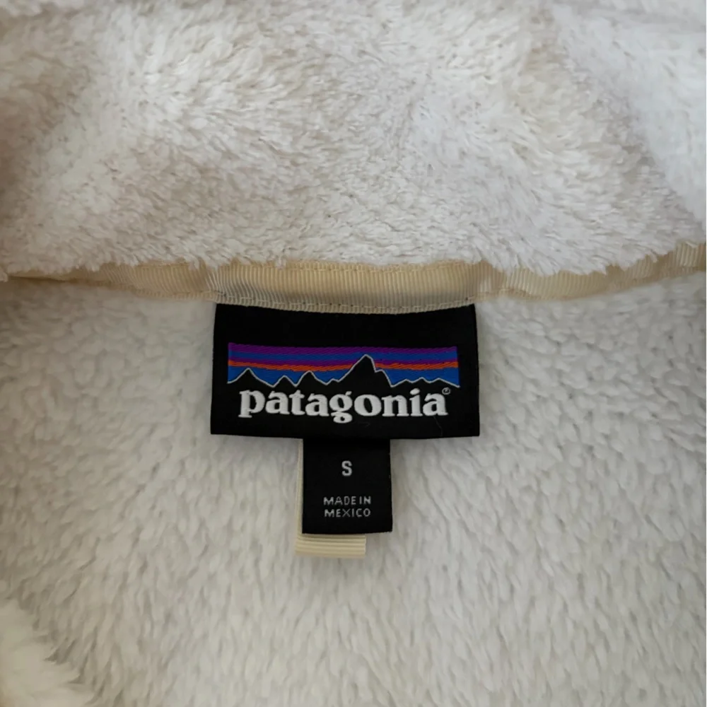Patagonia Sweater Fleece Women’s Re-Tool Snap-T Pullover size Small Ivory - Picture 9 of 13